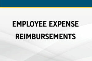 Employee Expense Reimbursements