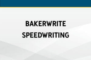 Bakerwrite Speedwriting