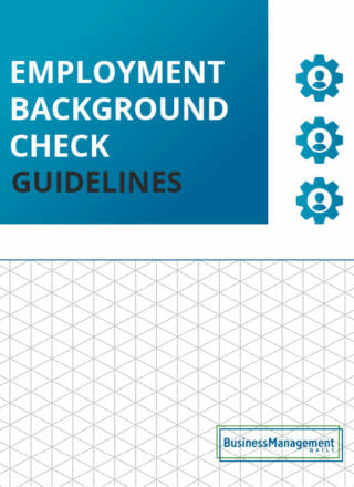 Employee Background Check Guidelines
