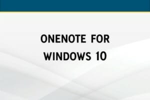 OneNote for Windows 10