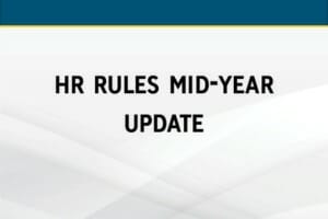 HR Rules Mid-Year Update