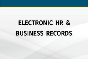 Electronic HR & Business Records