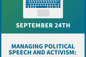 Managing Political Speech and Activism: A Legal Guide for HR