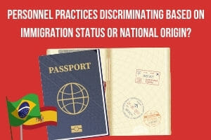 When have you crossed the line into immigration status discrimination?